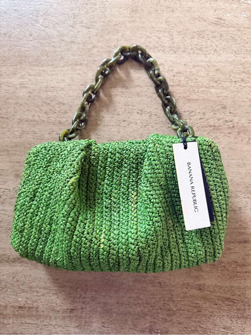 NWT Banana Republic Raffia Shoulder Bag